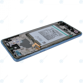 Samsung Galaxy A72 (SM-A725F SM-A726B) Display unit complete awesome blue GH82-25542B GH82-25541B_image-6