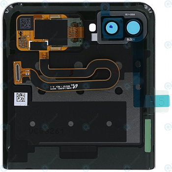 Samsung Galaxy Z Flip 5G (SM-F707B) Display module LCD + Digitizer back mystic grey GH96-13806A_image-1