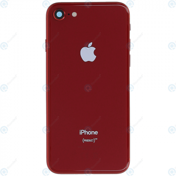 Battery cover with small parts red for iPhone 8