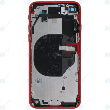 Battery cover with small parts red for iPhone 8_image-1