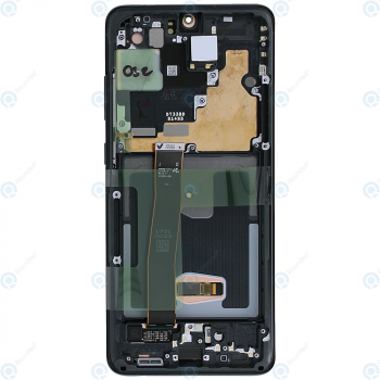 Samsung Galaxy S20 Ultra (SM-G988F) Display unit complete without front camera cosmic black GH82-26032A_image-2