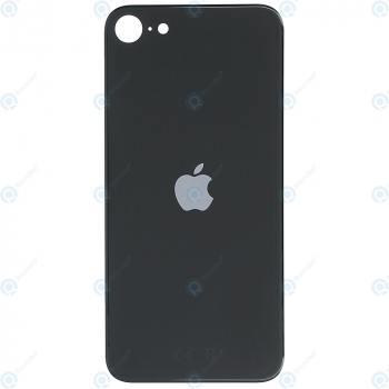 Battery cover with bigger camera hole black for iPhone SE 2020