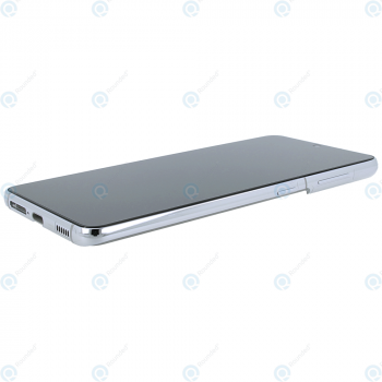 Samsung Galaxy S21 (SM-G991B) Display unit complete phantom white GH82-24545C GH82-24544C_image-3