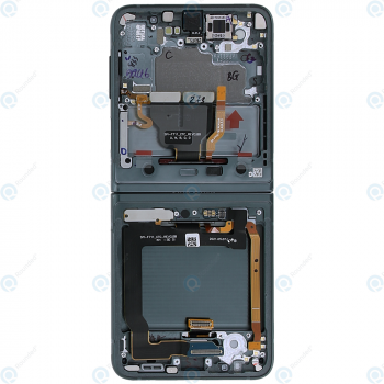 Samsung Galaxy Z Flip3 (SM-F711B) Display unit complete green GH82-26273C_image-2