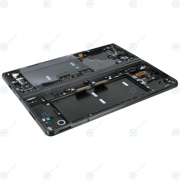 Samsung Galaxy Z Fold2 5G (SM-F916B) Display unit complete mystic black with blue hinge GH82-24296D_image-4