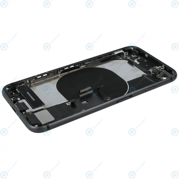 Battery cover with small parts black for iPhone 8_image-4