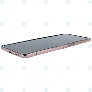 Samsung Galaxy Z Flip 5G (SM-F707B) Display unit complete mystic bronze GH82-23414B GH82-23351B_image-1