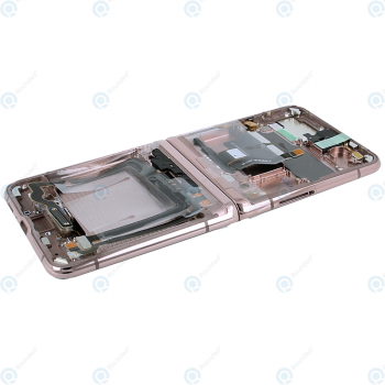 Samsung Galaxy Z Flip 5G (SM-F707B) Display unit complete mystic bronze GH82-23414B GH82-23351B_image-3