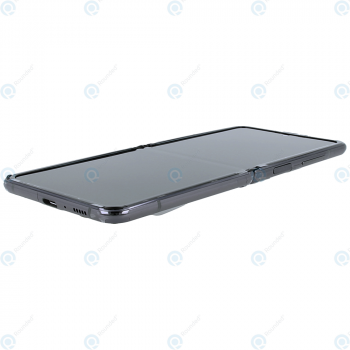 Samsung Galaxy Z Flip 5G (SM-F707B) Display unit complete mystic grey GH82-23414A GH82-23351A_image-1