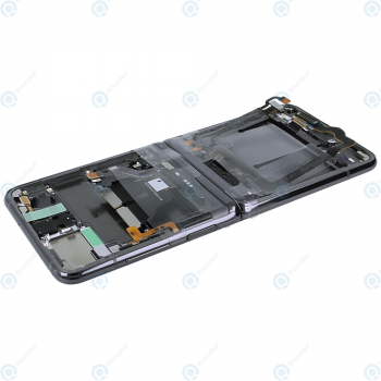 Samsung Galaxy Z Flip 5G (SM-F707B) Display unit complete mystic grey GH82-23414A GH82-23351A_image-4