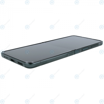 Samsung Galaxy Z Flip3 (SM-F711B) Display module front cover + LCD + digitizer + battery green GH82-26580C