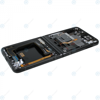 Samsung Galaxy Z Flip3 (SM-F711B) Display unit complete phantom black (NO FRONT CAMERA) GH82-27243A_image-3