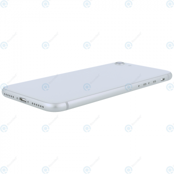 Battery cover with frame (NO LOGO) silver for iPhone 8_image-2