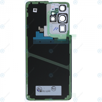 Samsung Galaxy S21 Ultra (SM-G998B) Battery cover (UKCA MARKING) phantom silver GH82-27283B_image-1