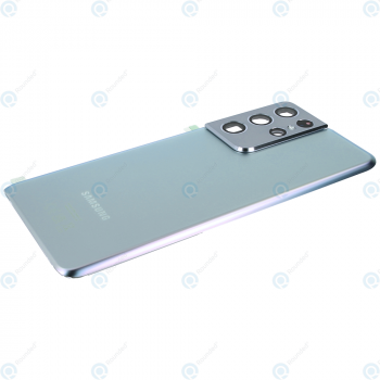 Samsung Galaxy S21 Ultra (SM-G998B) Battery cover (UKCA MARKING) phantom silver GH82-27283B_image-2