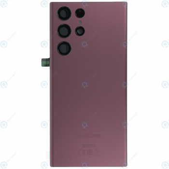 Samsung Galaxy S22 Ultra (SM-S908B) Battery cover burgundy GH82-27457B
