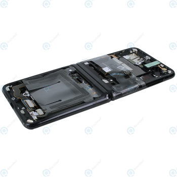 Samsung Galaxy Z Flip (SM-F700F) Display unit complete mirror black (WITHOUT CAMERA) GH82-27351A_image-5