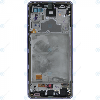 Samsung Galaxy A72 (SM-A725F SM-A726B) Display unit complete awesome violet GH82-25463C GH82-25624C_image-2