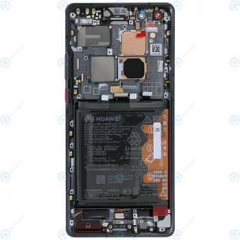 Huawei Mate 40 Pro (NOH-NX9) Display module front cover + LCD + digitizer + battery black 02353XSC 02353YMT_image-2