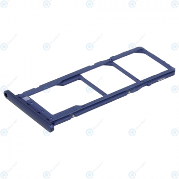 Samsung Galaxy A03 (SM-A035G) Sim tray + MicroSD tray blue GH81-21644A_image-1