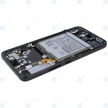 Samsung Galaxy S22 (SM-S901B) Display module front cover + LCD + digitizer + battery phantom black GH82-27518A_image-6