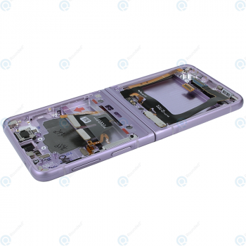 Samsung Galaxy Z Flip3 (SM-F711B) Display unit complete lavender (WITHOUT CAMERA) GH82-27244D GH82-27243D_image-4
