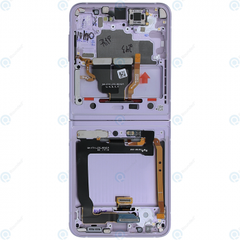 Samsung Galaxy Z Flip3 (SM-F711B) Display unit complete lavender (WITHOUT CAMERA) GH82-27244D GH82-27243D_image-5