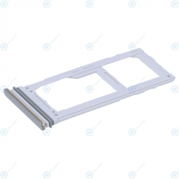 Samsung Galaxy M52 5G (SM-M526B) Sim tray + MicroSD tray white GH98-46930C_image-1