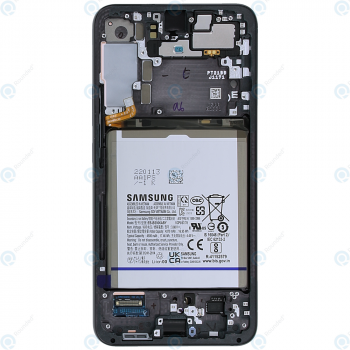 Samsung Galaxy S22+ (SM-S906B) Display module front cover + LCD + digitizer + battery phantom black GH82-27499A_image-2