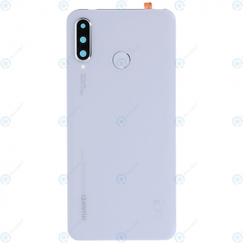 Huawei P30 Lite (MAR-LX1A MAR-L21A) Battery cover pearl white (24MP REAR CAMERA VERSION) 02352PML