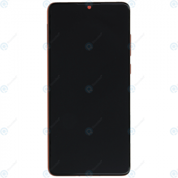 Huawei P30 Lite New Edition (MAR-L21BX) Display module front cover + LCD + digitizer + battery amber sunrise 02354HRG_image-1