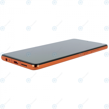 Huawei P30 Lite New Edition (MAR-L21BX) Display module front cover + LCD + digitizer + battery amber sunrise 02354HRG_image-3