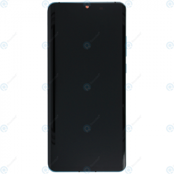 Huawei P30 Pro (VOG-L09 VOG-L29), P30 Pro New Edition (VOG-L29D) Display module front cover + LCD + digitizer + battery (REFURBISHED) aurora blue 02353FUS_image-5