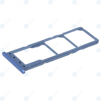 Samsung Galaxy M12 (SM-M127F) Sim tray + microSD tray blue GH98-46321C_image-1
