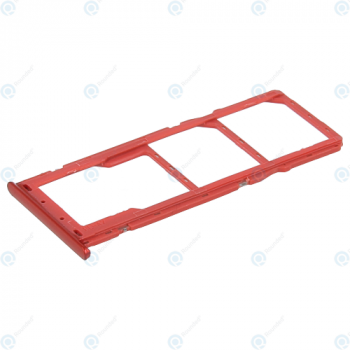 Samsung Galaxy A20s (SM-A207F) Sim tray + MicroSD tray red GH81-17816A_image-1