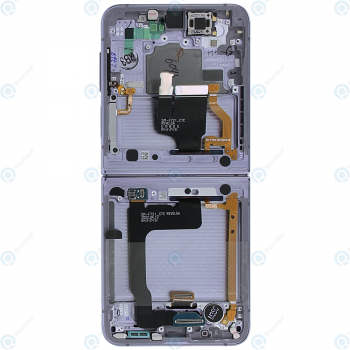 Samsung Galaxy Z Flip4 (SM-F721B) Display unit complete bora purple GH82-29441B GH82-29440B_image-2
