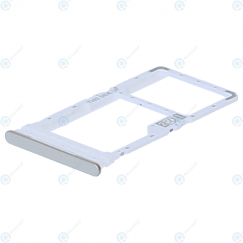 Motorola Moto G82 (XT2225) Sim tray + MicroSD tray white lily