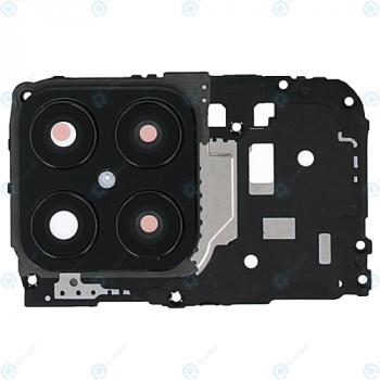 Huawei Honor X8 (TFY-LX1, TFY-LX2, TFY-LX3) Mainboard frame + Lens black