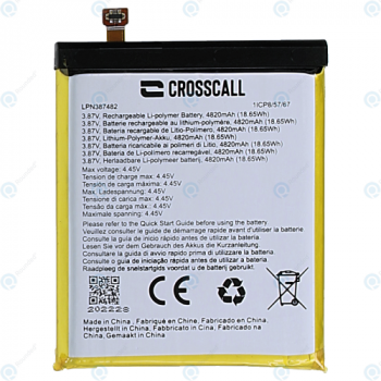 Crosscall Core-X5 Battery 4820mAh 2101070110358