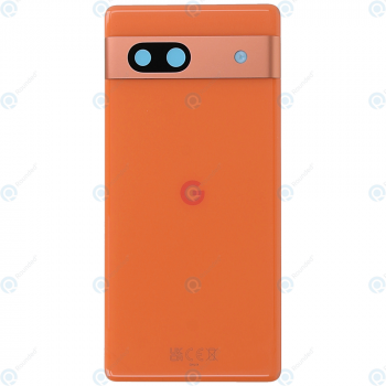 Google Pixel 7a (GWKK3, GHL1X, G0DZQ, G82U8) Battery cover coral G949-00390-00