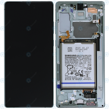 Samsung Galaxy Note 20 (SM-N980F SM-N981F) Display module front cover + LCD + digitizer + battery mystic green GH82-23678C