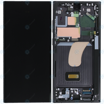 Samsung Galaxy S23 Ultra (SM-S918B) Display unit complete phantom black GH82-30466A GH82-30465A