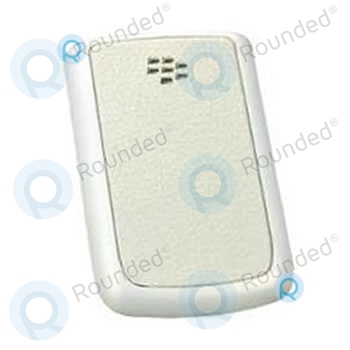 Blackberry 9700, 9780 Bold Battery Cover White with Leather