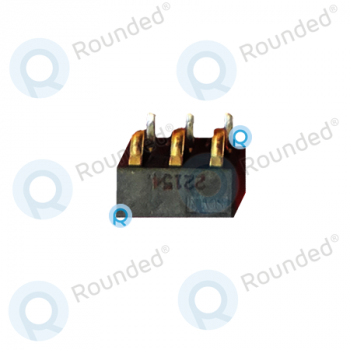 HTC Battery connector, Charging connector Black spare part 22154