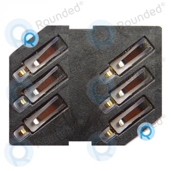 Nokia 800 Lumia Simcard reader , Simcard connector Black spare part SIMCR