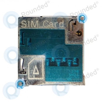 Samsung  Galaxy Note 2 N7100 Simcard reader, Simcard holder Black spare part 1236SN2S