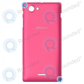 Sony Xperia J ST26i Battery cover, Battery frame Roze onderdeel BATTC LC2-2