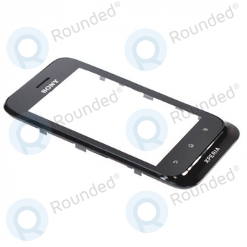 Xperia Tipo ST21i cover front (incl touch) 124BE900008 black