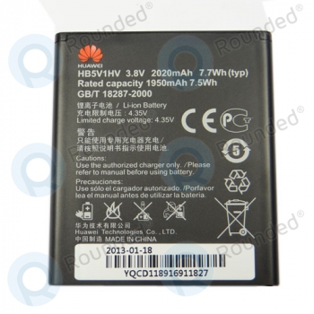 Huawei Ascend W1 batterij HB5V1HV Li-ion 1950mAh
