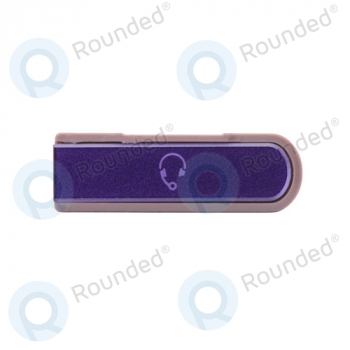 Sony Xperia Z L36h headphone cover purple